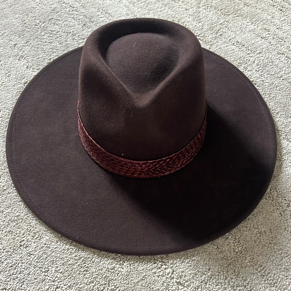 Wyeth by Todd Magill Accessories - WYETH chocolate brown fedora